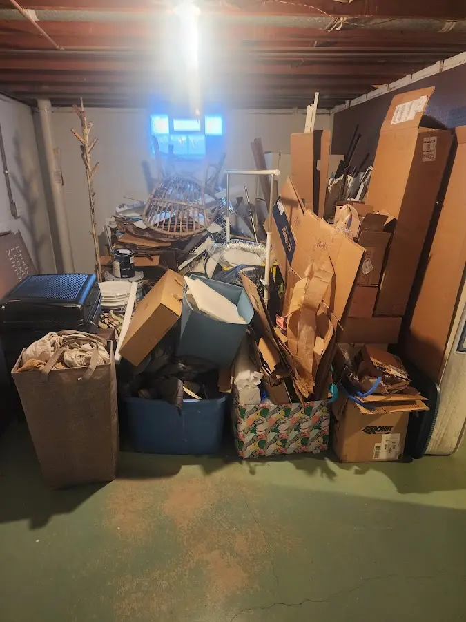 Roll-off dumpster container at job site for Yard Waste Dumpster Rental in Marina